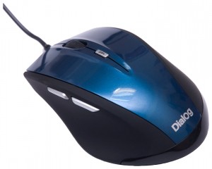 Оптическая светодиодная мышь Dialog MOK-17U USB Blue