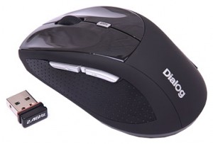 Оптическая лазерная мышь Dialog MRLK-18U Black USB