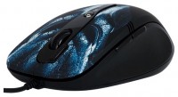 Оптическая лазерная мышь A4Tech F2 Blue Mask Black USB