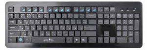 Клавиатура Oklick 540S Multimedia Slim Black