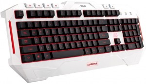 Клавиатура Asus Cerberus Arctic USB Multimedia LED White