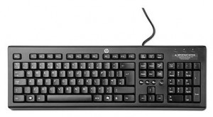 Клавиатура HP WZ972AA Classic Wired Keyboard Black USB