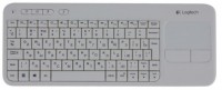 Клавиатура Logitech K400 USB White