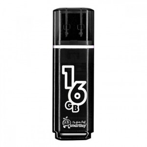 Флешка USB 3.0 SmartBuy Glossy 16Gb Dark Grey