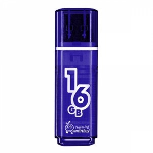 Флешка USB 3.0 SmartBuy Glossy 16Gb Dark Blue