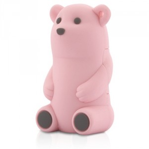 Флешка USB 2.0 Bone Collection Bear driver 4Gb Pink