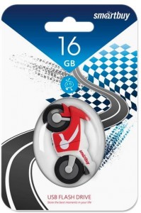 Флешка USB 2.0 SmartBuy Wild series 16 Gb Motobike