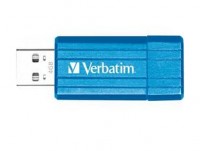 Флешка USB 2.0 Verbatim Store 'n' Go PinStripe 32GB Blue