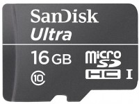 Карта памяти SanDisk microSDHC 16Gb Class 10 Ultra