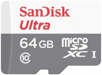 Карта памяти SanDisk microSDXC Class 10 UHS-I 64GB (SDSQUNB-064G-GN3MN)