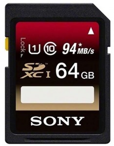 Карта памяти Sony SDXC 64Gb Class10 SF64UXT