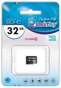 Карта памяти SmartBuy microSDHC 32Gb Class 4