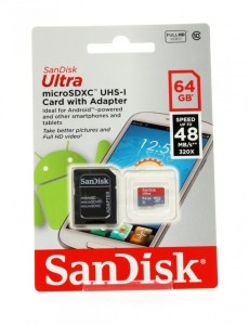 Карта памяти SanDisk microSD Class 64Gb 10 Ultra Android (DSDQUAN-064G-G4A)