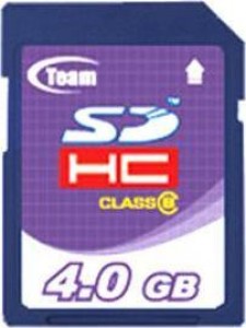 Карта памяти Team  SDHC Class 06 4GB
