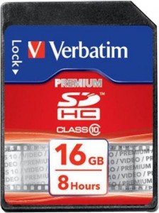 Карта памяти Verbatim   SDHC 10 16Gb