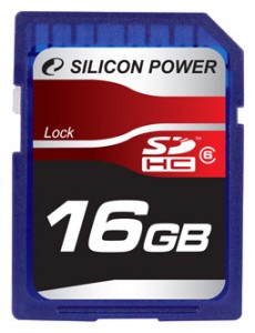 Карта памяти Silicon Power SDHC 16Gb Class 6