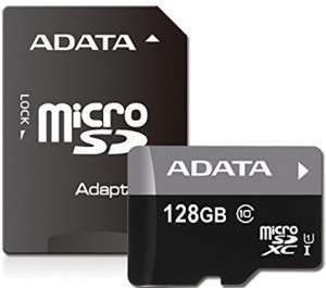 Карта памяти A-Data Premier SDXC Class 10 UHS-I 128Gb