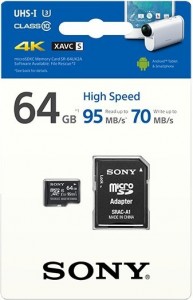 Карта памяти Sony microSD 64Gb SR64UX2AT