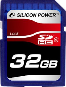 Карта памяти Silicon Power SDHC 32 Gb Class 4 (10)