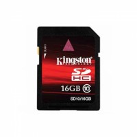 Карта памяти Kingston SDHC 16Gb Class 10 SDA10/16GB