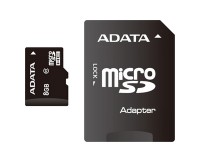 Карта памяти A-Data microSDHC 8Gb Class 10 + adapter