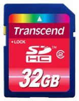 Карта памяти Transcend SDHC 32Gb Class 2