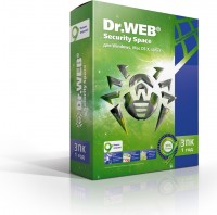 Антивирусы Dr.Web Security Space Pro 1 год на 3 ПК AHW-B-12M-3A2