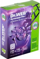 Антивирусы Dr.Web Антивирус Professional 1 год на 2 ПК