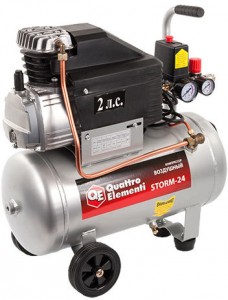 Поршневой масляный компрессор Quattro Elementi Storm-24
