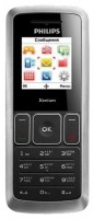 Мобильный телефон Philips Xenium X126 Silver Black