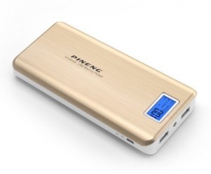 Внешний аккумулятор Pineng PN-999GD Gold
