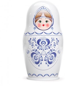 Внешний аккумулятор Hiper Матрёшка Зима