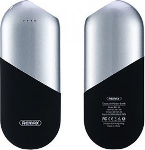 Внешний аккумулятор Remax Capsule Series RPP-22 Silver