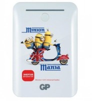 Портативное зарядное устройство для сотового телефона GP GL301WE Minions Scooter