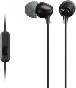 Проводная гарнитура Sony MDR-EX15AP Black