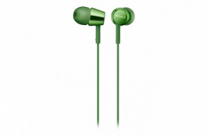 Проводная гарнитура Sony MDR-EX155APG.E Green