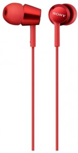 Проводная гарнитура Sony MDR-EX150AP Red