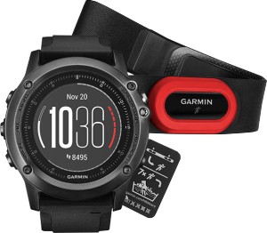 Умные часы Garmin 010-01338-74 Fenix 3 Sapphire HR HRM Grey