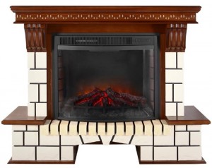 Электрокамин RealFlame Indiana Stone New 26 с очагом Firespace 26 Led S