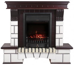 Электрокамин RealFlame Kansas Provence Royal STD с очагом Fobos S