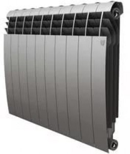 Биметаллический  радиатор Royal Thermo BiLiner 500 Silver Satin 10 секций