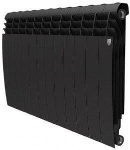 Биметаллический  радиатор Royal Thermo BiLiner 500 Noir Sable 12 секций