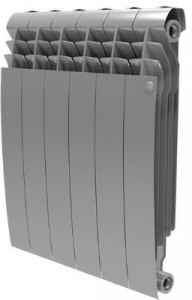 Биметаллический  радиатор Royal Thermo BiLiner 500 Silver Satin 6 секций