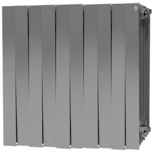Биметаллический  радиатор Royal Thermo PianoForte 500 Silver Satin 10 секций