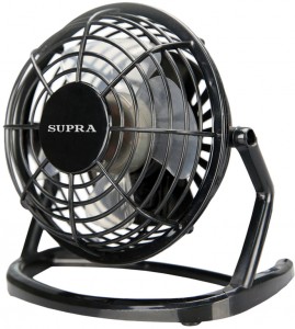 Настольный USB вентилятор Supra VS-10USB Black