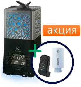 Увлажнитель воздуха Electrolux EHU-3810D YOGAhealthline + Wi-Fi EHU/WF-10 + экофильтр 3738