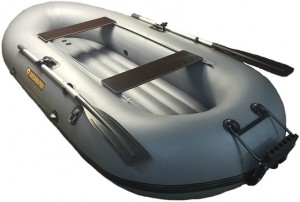 Моторно-гребная надувная лодка Аквамаран Luxe Boat ЛБ300Т НДНД Серая