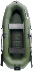 Гребная надувная лодка Муссон R-260 PC Олива