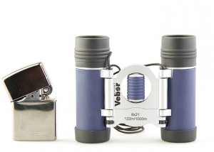 Бинокль Veber Sport new БН 8x21 Black blue silver