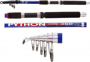 Спиннинг Onlitop Python 3.6м (100-250 гр) 132642 Blue